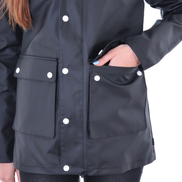 Burton Snowboards BRTN Rain Coat Large Waterproof Bonded Fall Winter Jacket XS - Picture 6 of 16